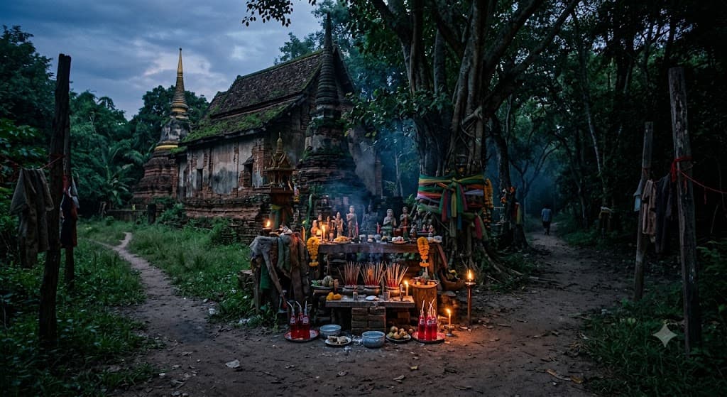 ตำนานทางสามแพร่งหลังวัดเก่า